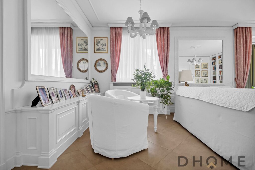 Ampio trilocale finemente rifinito a Giussano, ideale per famiglie, con arredi eleganti e luminosi.