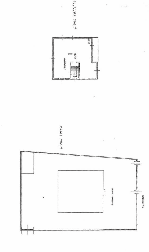 Villa singola in vendita a Madone con spazioso piano superiore e terreno circostante.